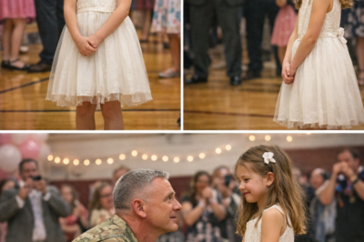 YOUR DAUGHTER WAS SHAMED FOR COMING TO THE DANCE WITHOUT HER DAD… THEN A GENERAL KNEELED IN FRONT OF HER AND SAID, “YOUR FATHER SAVED MY SON”