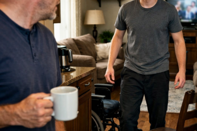 Part 2: The Moment Your “Paralyzed” Son Stood Up, You Realized Your Wife’s Girls’ Trip Wasn’t an Escape… It Was the Countdown Before Everything Buried in Your Garage Came for You Both