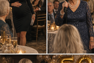 YOUR HUSBAND’S YOUNG PREGNANT MISTRESS WALKED INTO YOUR PARTY WEARING YOUR FAMILY PEARLS… THEN YOUR MOTHER-IN-LAW TOOK THE MIC AND SAID THE ONE THING NO ONE SAW COMING