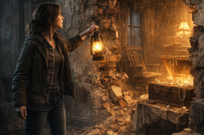 THE BROKE WIDOW WHO BOUGHT A FALLING-APART FARMHOUSE FOR $7 THOUGHT SHE’D FOUND A MOUSE NEST IN THE WALL… UNTIL SHE OPENED THE LOCKBOX AND REALIZED SOMEONE HAD HIDDEN A FORTUNE INSIDE