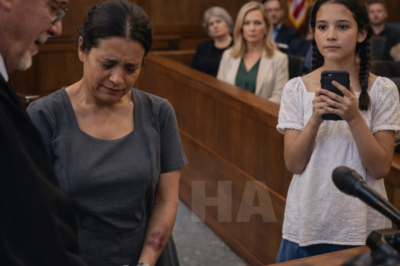 The Judge Was Seconds Away From Sending the Housekeeper to Prison for 15 Years… Then the Millionaire’s 11-Year-Old Daughter Stood Up, Pulled Out a Phone, and Turned the Entire Courtroom Ice Cold