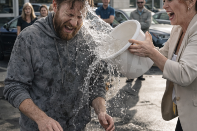 She Chased Me Down the Street Like I Was Trash… Then Dumped a Bucket of Water on Me in Front of Everyone. By the Next Morning, I Was Stepping Out of a Luxury Car to Buy Her Family’s Dealership in Cash.
