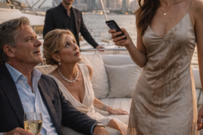 My Boyfriend’s Wealthy Parents Mocked Me as “Just a Barista” on Their Yacht… They Had No Idea I Had Just Become the Owner of the Bank Holding Every Dollar of Their Debt