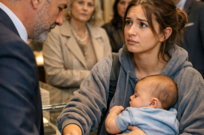 A Broke Single Mom Walked Into Madrid’s Most Luxurious Jewelry Store Carrying Her Baby and Asked to Sell One Ring for Formula. Nobody There Was Ready for What Happened Next.