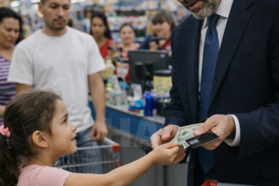 The Billionaire Was Publicly Humiliated in a Grocery Store… Then a Little Girl Reached Into Her Pocket and Did Something That Broke Everyone Watching