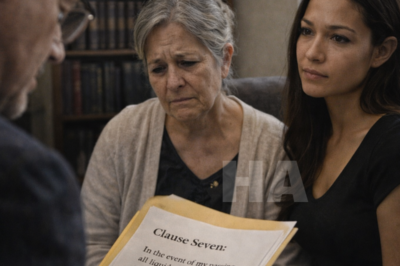 AT MY SON’S FUNERAL, MY DAUGHTER-IN-LAW LEANED IN AND WHISPERED, “YOU WON’T GET A SINGLE DOLLAR OF HIS $4.5 MILLION.” I THOUGHT THAT WAS THE WORST HUMILIATION OF MY LIFE… UNTIL THE LAWYER SAID, “NOW LET’S READ CLAUSE SEVEN.”