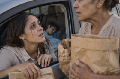 I FOUND MY DAUGHTER SLEEPING IN A GROCERY STORE PARKING LOT WITH MY GRANDSON IN THE BACKSEAT… THEN SHE WHISPERED, “MY HUSBAND AND HIS MOTHER THREW ME OUT OF THE HOUSE YOU BOUGHT.”