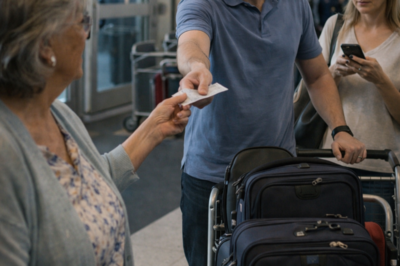 HE TOOK YOUR BOARDING PASS AND SAID, “GO FEED THE CATS,” BUT TEN MINUTES LATER YOU WERE AT THE AIRLINE COUNTER CANCELING HIS FIRST-CLASS HONEYMOON DREAM AND TEACHING YOUR OWN SON WHAT HUMILIATION FEELS LIKE