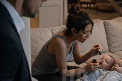 HE FAKED A BUSINESS TRIP TO CATCH THE NEW NANNY RED-HANDED IN HIS OWN MANSION… BUT WHAT HE SAW IN THE LIVING ROOM MADE HIS BLOOD RUN COLD AND SHATTERED THE LIE HE’D BEEN LIVING