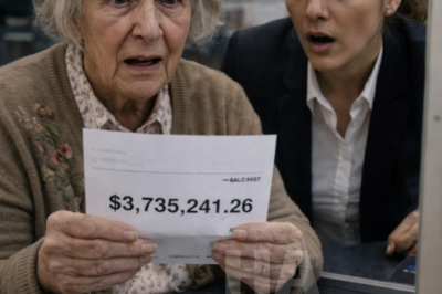 HE THOUGHT HE’D LEFT HER ONLY $3,000… BUT WHEN THE BANK TELLER PRINTED THE BALANCE, THE ENTIRE ROOM WENT SILENT