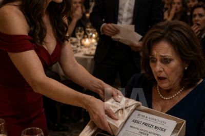 I THOUGHT MY HUSBAND WAS THROWING ME AN ANNIVERSARY PARTY… UNTIL HE SMILED IN FRONT OF EVERYONE, HANDED ME DIVORCE PAPERS, AND SAID, “I WANTED WITNESSES FOR YOUR HUMILIATION.”