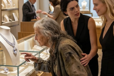 THEY LAUGHED AT THE DIRTY OLD WOMAN FOR ASKING ABOUT A $3,000 NECKLACE… UNTIL THE OWNER WALKED IN, OFFERED IT FOR FREE, AND THEN SHE OPENED HER LITTLE CLOTH BAG AND SILENCED THE ENTIRE STORE