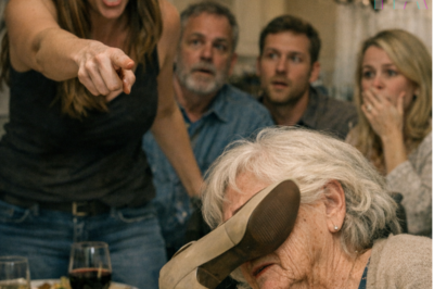 My Daughter-in-Law Threw a Shoe in My Face at Family Dinner. Then I Calmly Told the One Truth That Took Everything From Her.