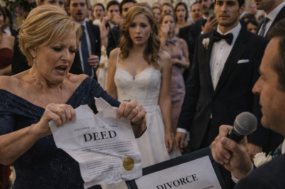 YOUR MOTHER-IN-LAW SHREDDED YOUR WEDDING GIFT AND CALLED YOU TRASH… THEN A LAWYER ANNOUNCED IT WAS THE DEED TO A $10 MILLION MANSION, AND FOR THE FIRST TIME IN HER LIFE, THE RICHEST WOMAN IN THE ROOM REALIZED SHE HAD JUST HUMILIATED THE WRONG BRIDE