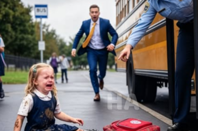 THE BILLIONAIRE FATHER FROZE AT THE BUS STOP… THEN HE FOLLOWED HIS DAUGHTER’S SHUTTLE AND EXPOSED A SECRET THAT DESTROYED HER ELITE SCHOOL