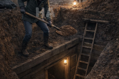 THEY MOCKED THE WIDOW FOR DIGGING A PIT IN HER BACKYARD… THEN THE BLIZZARD BURIED THE TOWN AND THEY CAME BEGGING FOR THE DOOR SHE HID UNDER THE SNOW