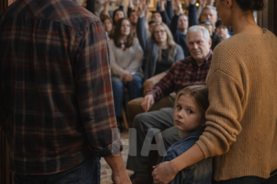 MY FATHER CALLED ME A DISGRACE FOR DRIVING TRUCKS… THEN ON CHRISTMAS NIGHT, 28 RELATIVES VOTED TO THROW ME, MY WIFE, AND MY LITTLE GIRL OUT OF THE HOUSE. I THOUGHT I’D LOST EVERYTHING… UNTIL THE OLD MAN AT THE HEAD OF THE ROOM FINALLY SPOKE.