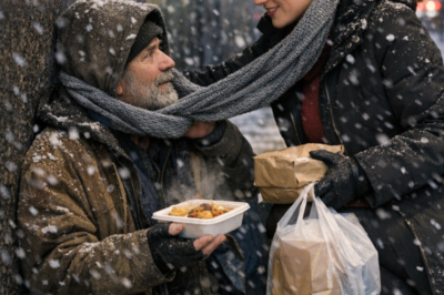 YOU WERE FIRED FOR HELPING A HOMELESS STRANGER… THEN HE TOOK OFF THE DISGUISE AND SAID, “I’M THE BILLIONAIRE WHO OWNS YOUR WHOLE WORLD”