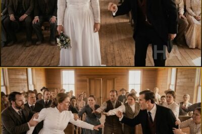 He told the pastor, “She needs to lose 30 pounds before I marry her.” Just as things were getting chaotic, the filthy mountain man sitting in the back seat bought out the debt holding the entire town, making the atmosphere even more suffocating…