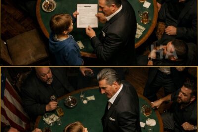 An 8-year-old boy handed his mother’s resume to a mafia boss in Atlantic City at 11 p.m. A few seconds later, the entire room fell silent as they realized something unusual about the mafia billionaire’s demeanor. The moment he stood up, everything seemed to take a new turn…