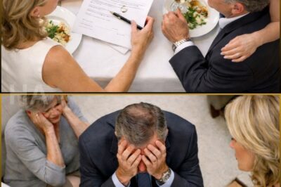 He gave me the divorce papers at our 25th wedding anniversary dinner, intending to give them to a younger woman… Little did I know, it was I who would make him leave. I held the secret he and his mother had kept hidden for 21 years