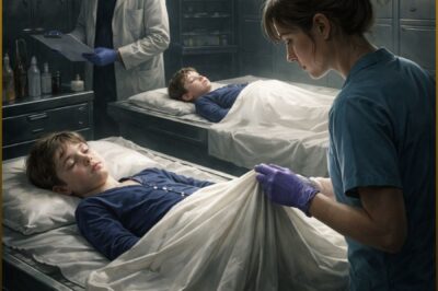 During the autopsy of the twins, the doctor heard children’s laughter and discovered a shocking detail on the bodies… the sound of two dead boys laughing, then a tear rolling down their cheek, revealing the perfect monster hidden in the billionaire’s mansion.