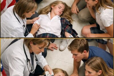 THE PRINCIPAL SCREAMED THAT THE SCHOLARSHIP GIRL WAS FAKING HER COLLAPSE TO SKIP FINALS. THEN THE SCHOOL DOCTOR CUT OPEN HER SLEEVE, AND THE ENTIRE HALLWAY LEARNED WHY SOMEONE AT STANTON PREP NEEDED HER QUIET