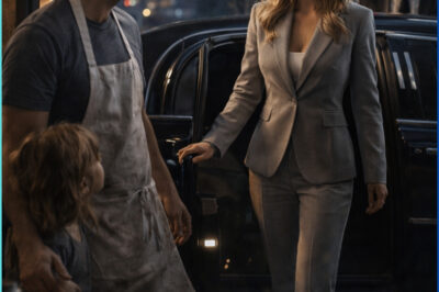 HE FED A BROKE WOMAN FOR FREE AND JOKED, “PAY ME WHEN YOU’RE THE BOSS”… FIVE YEARS LATER, A BLACK LIMO STOPPED OUTSIDE HIS DINER, AND THE SINGLE DAD WHO HAD BEEN HANGING ON BY A THREAD LEARNED SHE HAD COME BACK TO CHANGE HIS LIFE