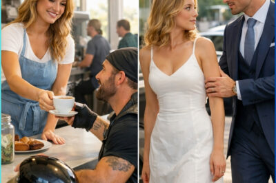 She Spent Her Last Dollar on a Biker’s Coffee. Three Months Later, a Man in a $4,000 Suit Tried to Take Her.