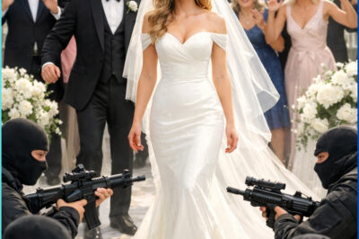 THEY LAUGHED AT THE BILLIONAIRE’S BRIDE UNTIL THE GUNMEN STORMED THE WEDDING, AND THEN SHE SAID THE ONE NAME THAT MADE THEM DROP THEIR GUNS