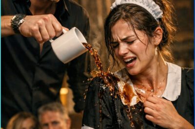 Billionaire’s Son Poured Hot Coffee on the Maid in Front of Everyone… Then Learned the Woman He Burned Was Tied to the Empire He Was About to Lose