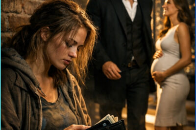 Homeless, Pregnant, and Freezing, She Returned a Billionaire’s Lost Wallet. His Fiancée Tried to Destroy Her the Moment He Opened the Gate.