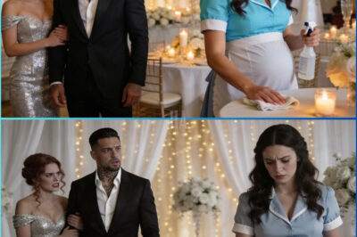 HE SLIPPED A DIAMOND ON A MOB HEIRESS, THEN LOOKED UP AND SAW HIS PREGNANT EX-WIFE SERVING CHAMPAGNE