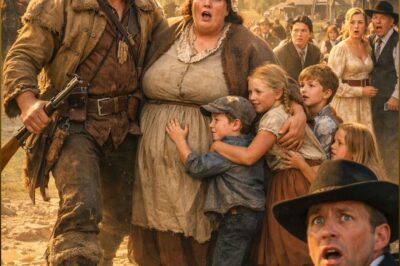 They Lined Up to Sell a Widow’s Seven Children—Then a Scarred Mountain Man Said, “I’ll Take All of Them” – “I’ll Take Her! And All 7 of Her Children_”
