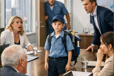 “My Dad’s Sick—So I Came Instead.” The Single Dad’s Son Spoke Once At 9:47 A.M. —Then He Said Seven Words That Brought an Eight-Year Lie Crashing Down — The CEO Froze Instantly at once