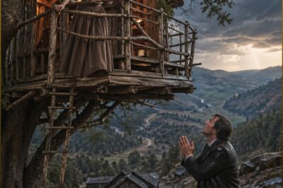 They Said the Widow Had Lost Her Mind—Until the Night the Richest Man in the Valley Begged to Sleep in the Tree House She Built Without a Single Nail