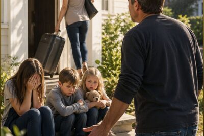 She Left Three Children With a Note on the Fridge—Twenty Years Later, the Neighbor Who Saved Them Opened the Door