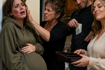 MY FAMILY CALLED MY PREGNANT WIFE A GOLD-DIGGER AND STOLE HER GROCERY MONEY… THEN I WALKED IN WITH A SOLDIER, A DEPUTY, AND THE TRUTH