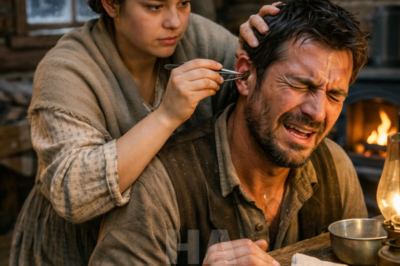 HE MARRIED THE “OVERWEIGHT GIRL” TO WIN A CRUEL BET… BUT ON THE EIGHTH NIGHT, SHE REACHED INTO HIS EAR AND PULLED OUT SOMETHING THAT MADE THE WHOLE MOUNTAIN TOWN GO SILENT