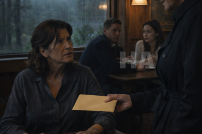 A STRANGER HANDED ME AN ENVELOPE IN A COFFEE SHOP… HOURS LATER, MY DEAD HUSBAND CALLED AND SAID, “DON’T TRUST OUR SON”