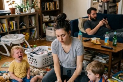 She Showed Up Unannounced and Found Her Daughter-in-Law Breaking Down With 5 Kids While Her Son Watched TV. What This Mother-in-Law Did Next Destroyed Him