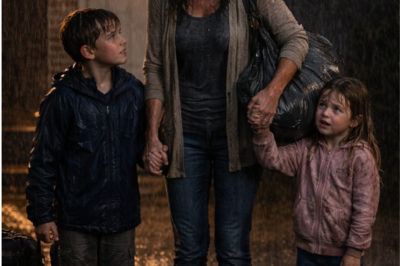 He Threw You and Your Kids Into the Rain… Three Days Later the Woman He Called His Mistress Opened the Door and Handed You His Entire Life in Ruins