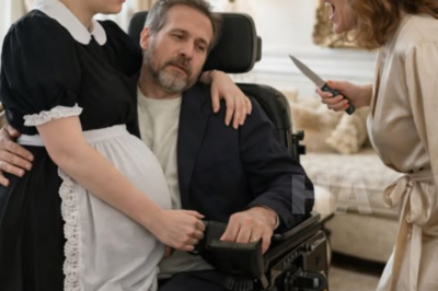 The pregnant maid who saved the millionaire in a wheelchair… and he unmasked the wife who wanted to see him die