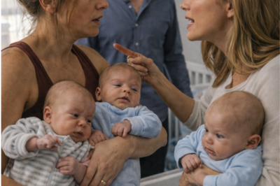 His Wife Showed Up with Diapers, Formula, and a Secret… Then the Woman at the Door Exposed the Plan That Could Have Stolen Your Triplets Forever