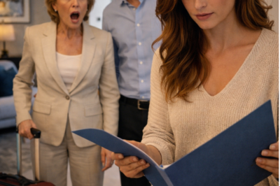 YOUR HUSBAND MOVED HIS MOTHER INTO YOUR APARTMENT 48 HOURS AFTER THE WEDDING… THEN YOU OPENED THE BLUE FOLDER AND THEIR WHOLE PLAN FELL APART