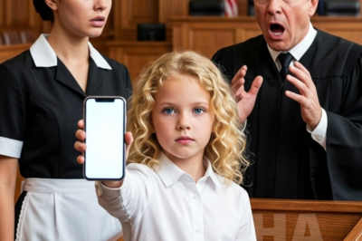 The Millionaire Tried to Send Her Poor Housekeeper to Prison… But When a Little Girl Pulled Out Her Phone, Even the Judge Turned Pale