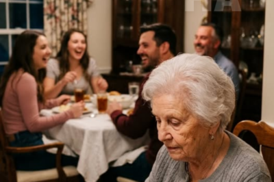A Sunday Family Dinner Turned Into the Most Brutal Humiliation. When He Shouted in Front of Everyone, “Let’s See If You Don’t Choke This Down, Old Woman,” She Made One Decision That Changed All Their Lives.