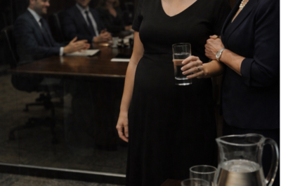 Your Mother Told You to Serve Water While They Prepared to Name Your Brother “Partner”—Never Realizing the Woman Who Owned the Firm Was Already Sitting in the Room