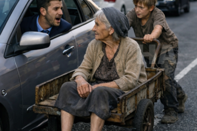 A MILLIONAIRE FOUND HIS MISSING MOTHER BEING PUSHED THROUGH THE STREETS IN A TRASH CART… WHAT THE GARBAGE COLLECTOR TOLD HIM MADE HIM BREAK DOWN IN TEARS