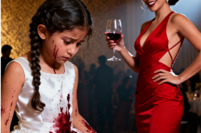 SHE POURED RED WINE ON YOUR 8-YEAR-OLD DAUGHTER AT HER OWN WEDDING—AND BEFORE THE CAKE WAS CUT, THE GROOM WALKED AWAY
